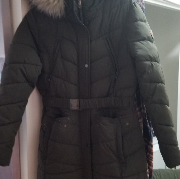 Women's long down jacket VC - Picture 2 of 2